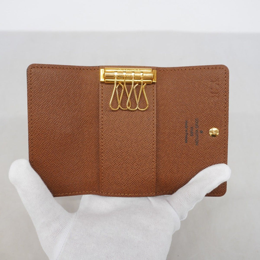 Louis Vuitton Key Case Monogram Multicles 4 Brown Key Holder — view 3