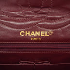 Chanel Shoulder Bag Quilted Limited Edition Lambskin Black Gold Silver — view 5