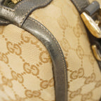 Gucci Handbag GG Canvas Abbey Brown Champagne Gold — view 6
