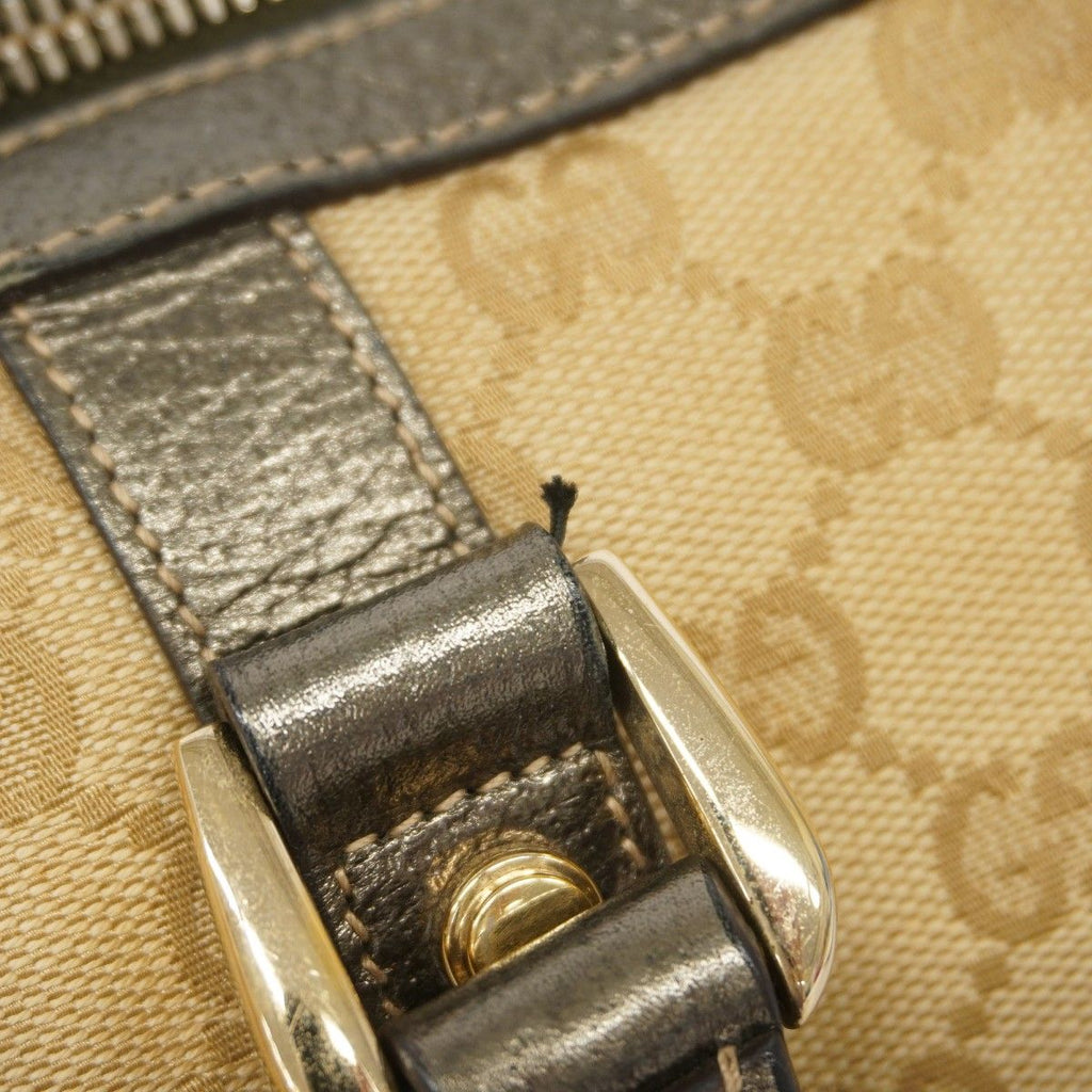 Gucci Handbag GG Canvas Abbey Brown Champagne Gold — view 8