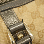 Gucci Handbag GG Canvas Abbey Brown Champagne Gold — view 8