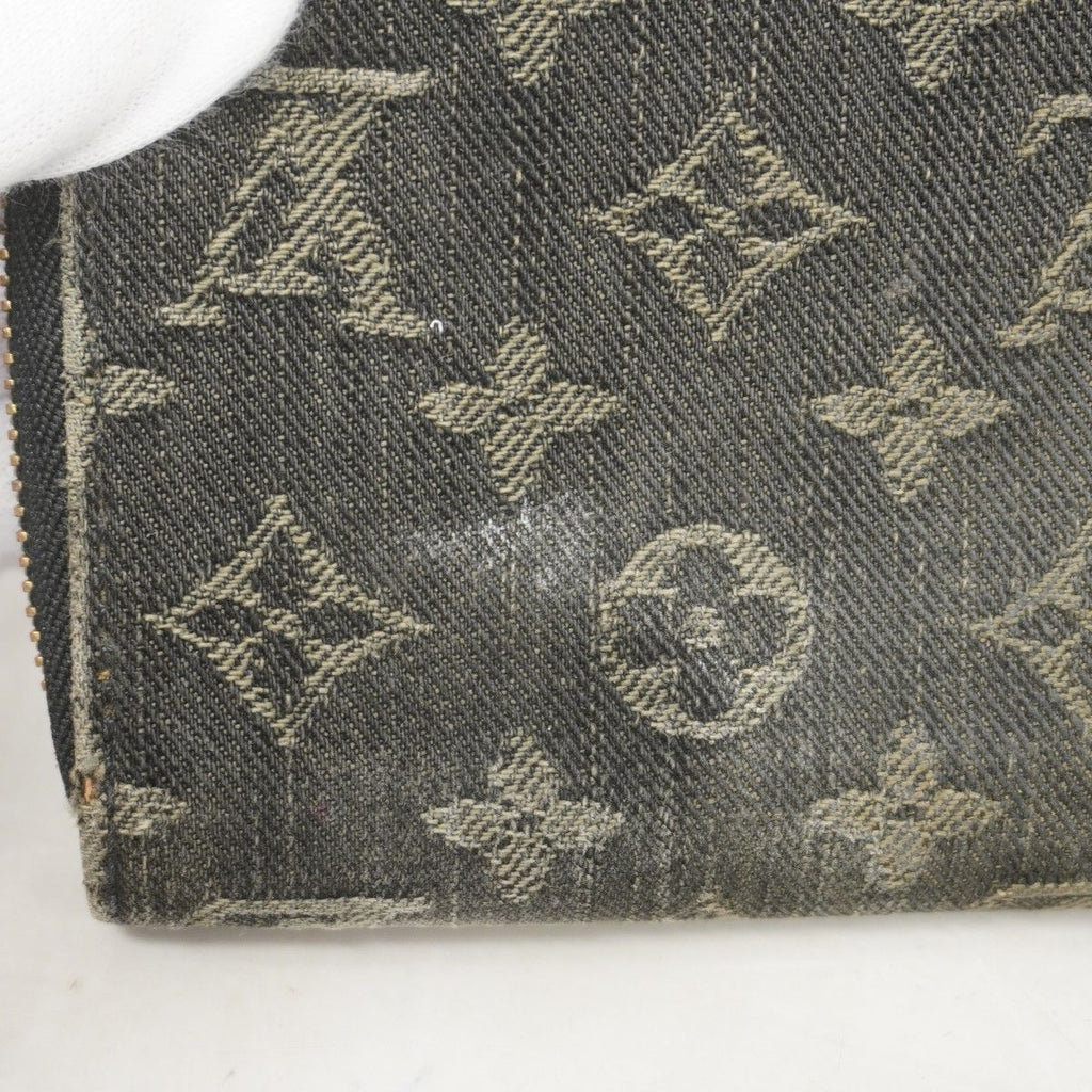 Louis Vuitton Wallet Monogram Denim Zippy Noir — view 7