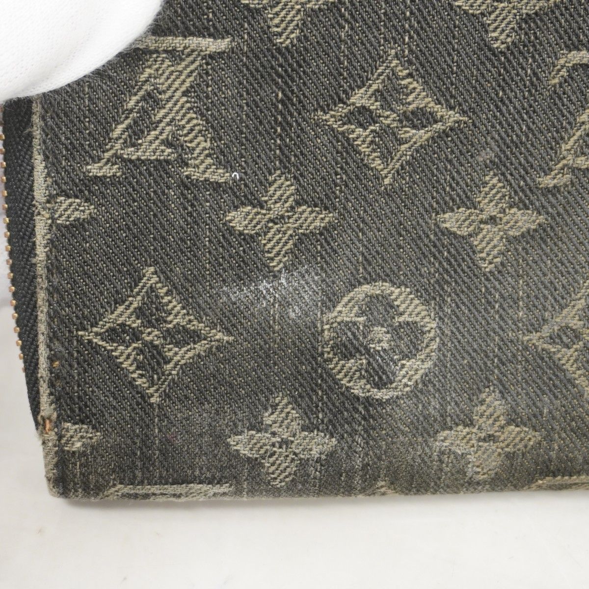 Louis Vuitton Wallet Monogram Denim Zippy Noir — view 7