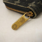 Louis Vuitton Wallet Monogram Denim Zippy Noir — view 8