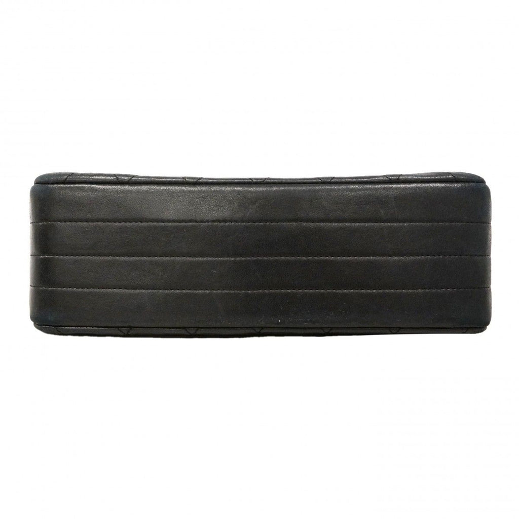 Chanel Shoulder Bag Quilted Lambskin Black Gold — view 3