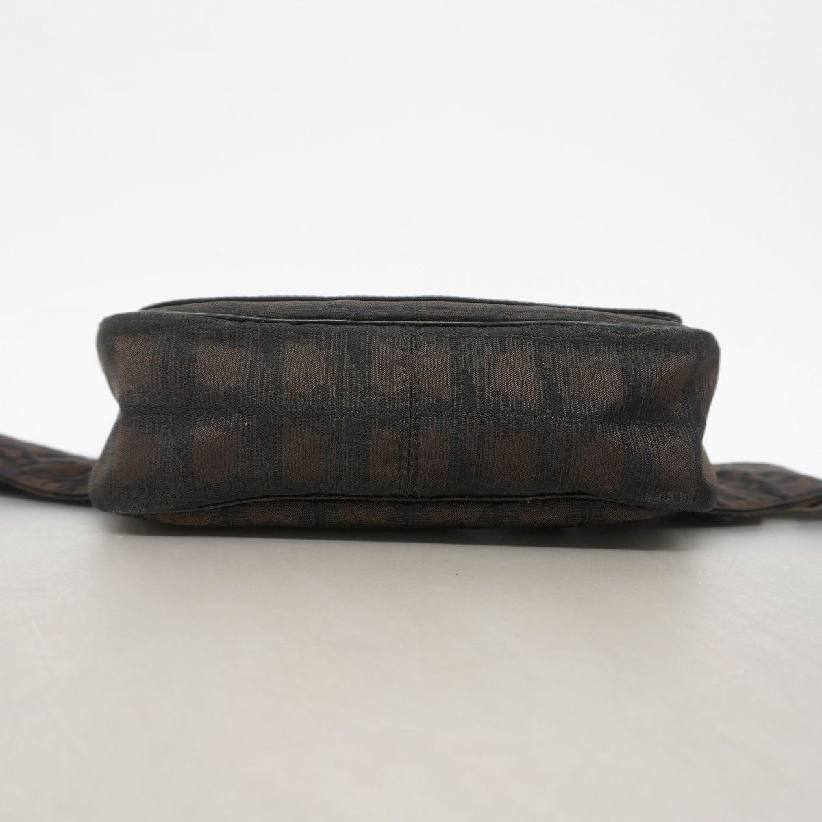 Chanel Waist Bag New Travel Nylon Brown Black Silver — view 3