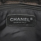 Chanel Waist Bag New Travel Nylon Brown Black Silver — view 5