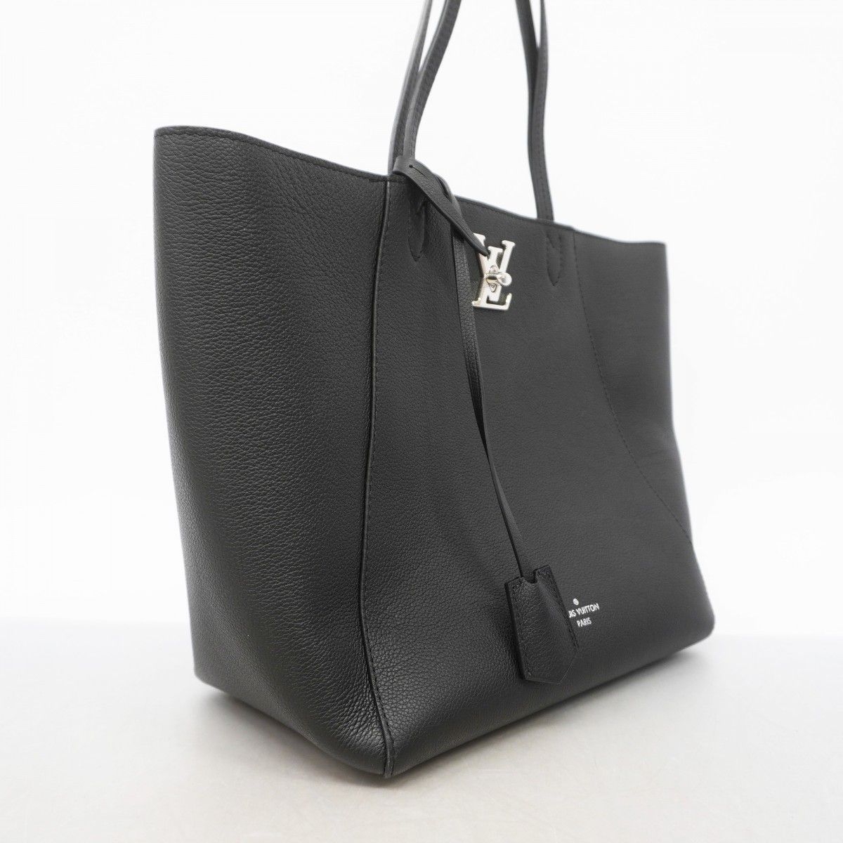 Louis Vuitton Tote Lockme Cabas Black Cles Diss — view 2