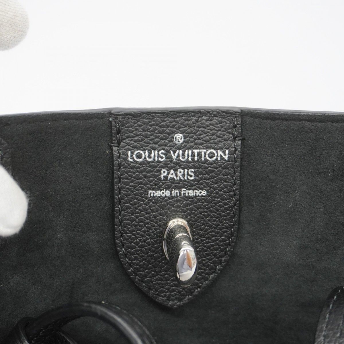 Louis Vuitton Tote Lockme Cabas Black Cles Diss — view 5