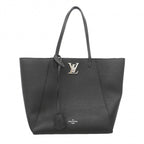 Louis Vuitton Tote Lockme Cabas Black Cles Diss