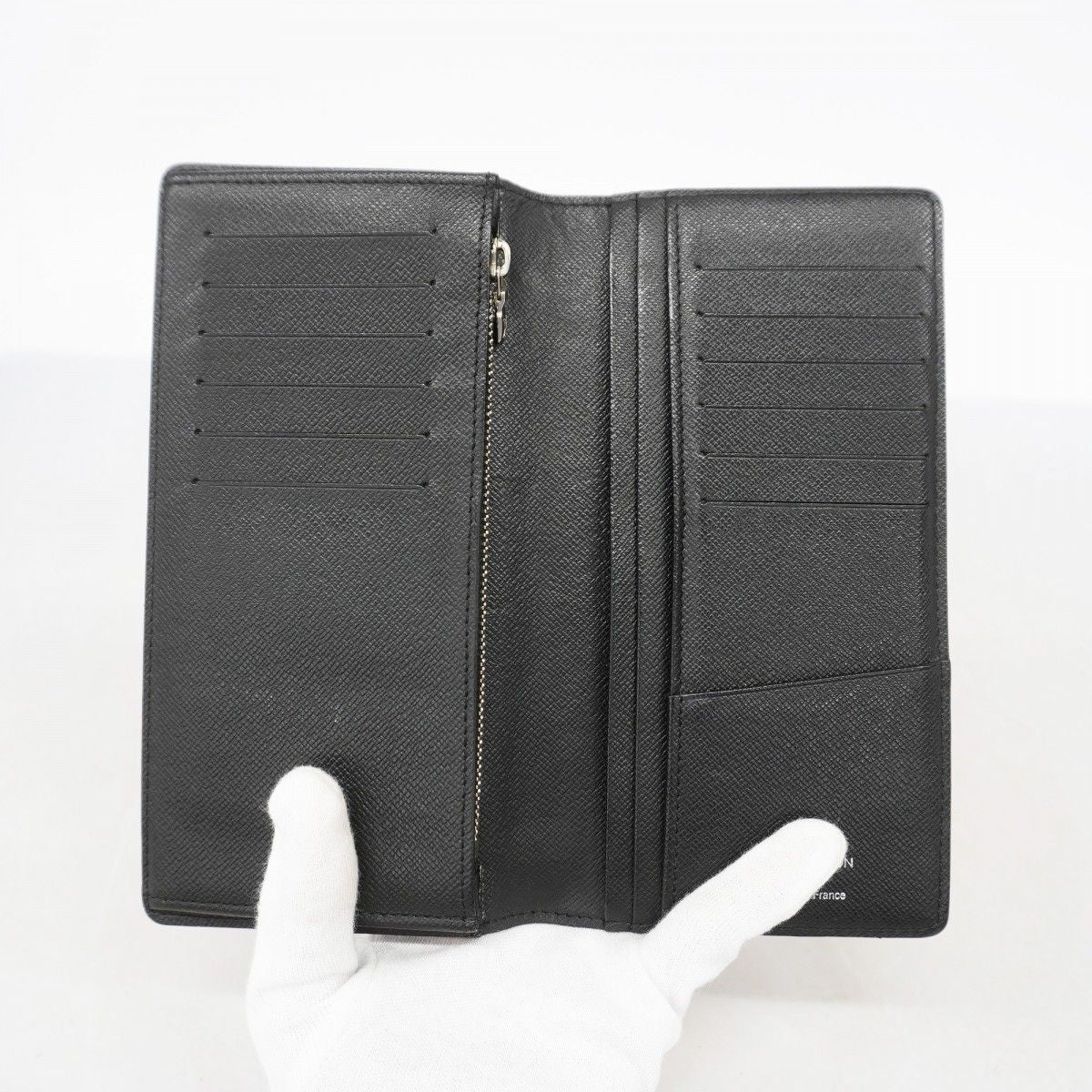 Louis Vuitton Wallet Damier Graphite Portefeuille Brazza Black Gray — view 3