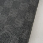 Louis Vuitton Wallet Damier Graphite Portefeuille Brazza Black Gray — view 6