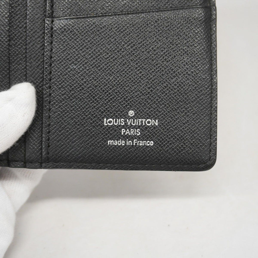 Louis Vuitton Wallet Damier Graphite Portefeuille Brazza Black Gray — view 4