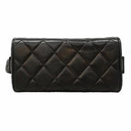Chanel Handbag Quilted Lambskin Black Silver — view 3