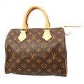 Louis Vuitton Handbag Monogram Speedy 25 Brown