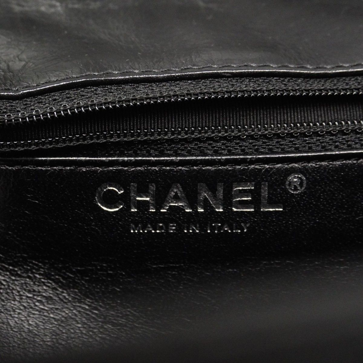 Chanel Shoulder Bag 2.55 Calfskin Black Silver — view 5