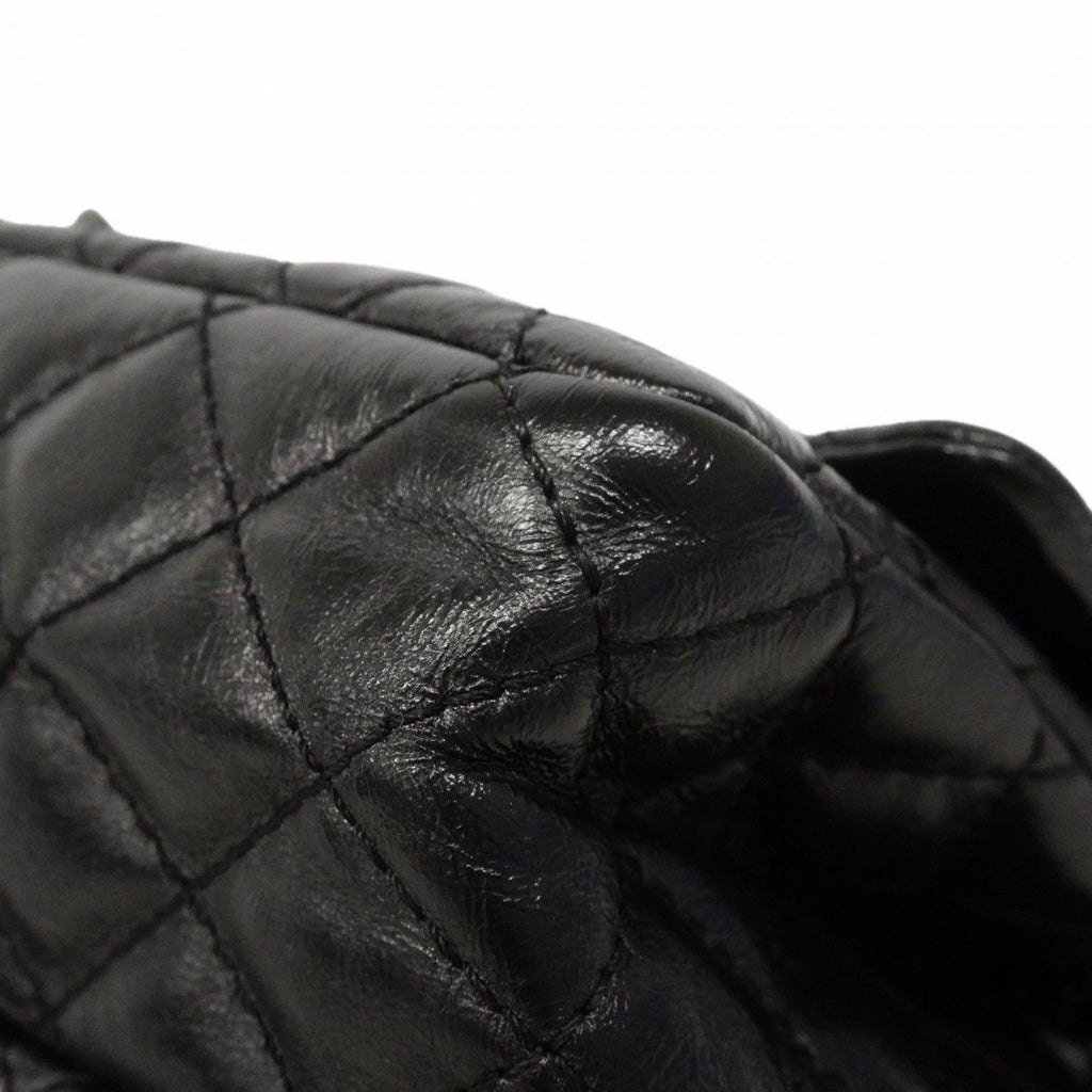 Chanel Shoulder Bag 2.55 Calfskin Black Silver — view 8