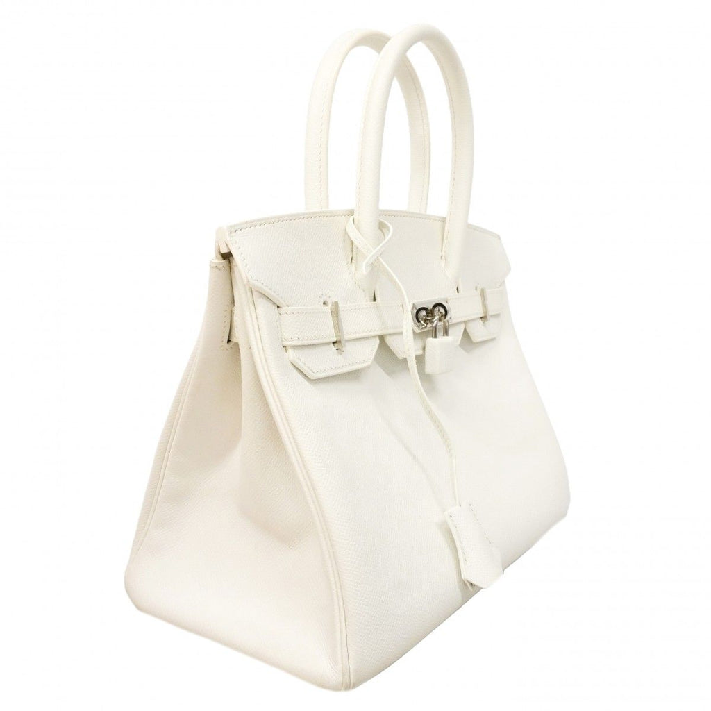 Hermes Handbag Birkin 30 Veau Epsom White Silver — view 2