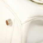 Hermes Handbag Birkin 30 Veau Epsom White Silver — view 6
