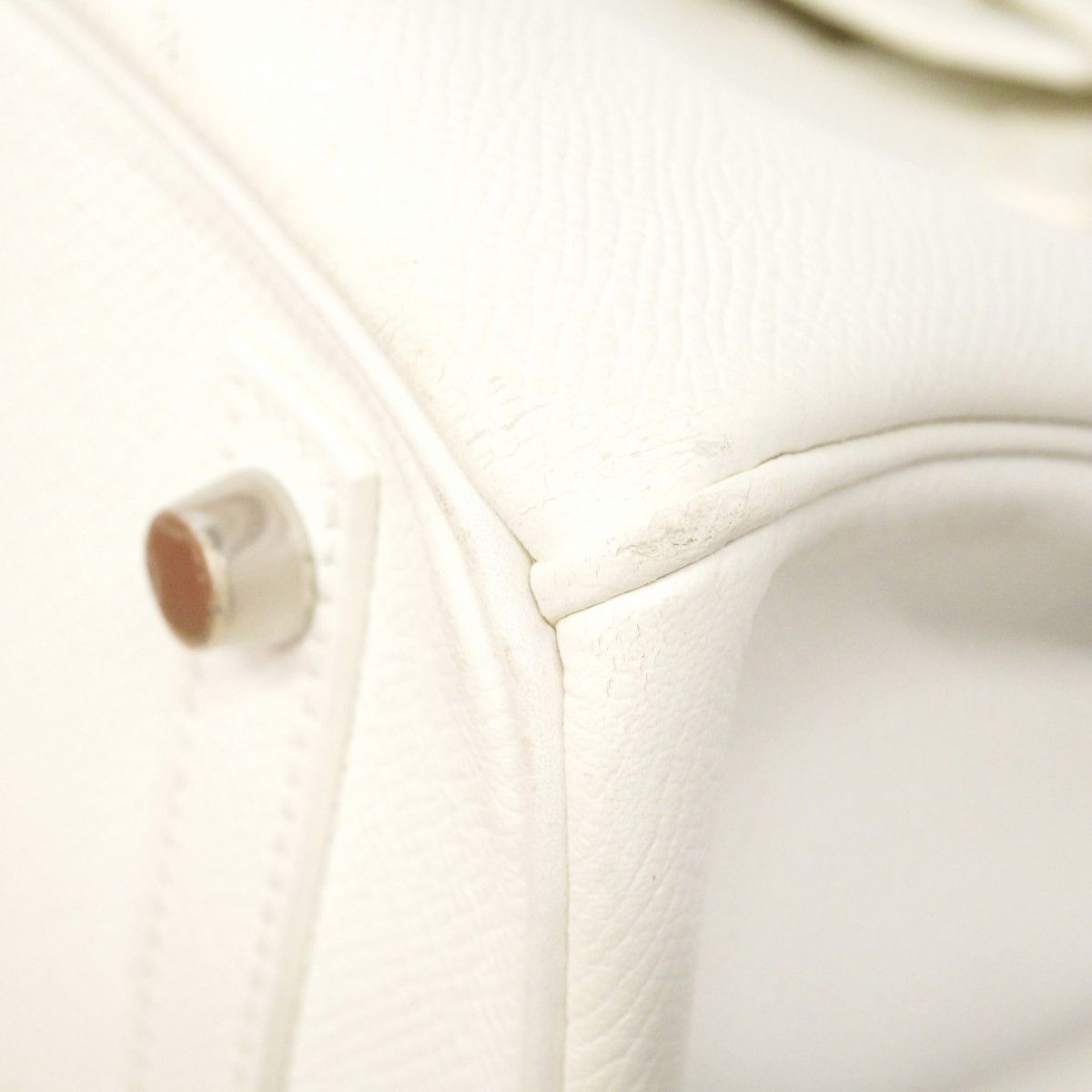 Hermes Handbag Birkin 30 Veau Epsom White Silver — view 6