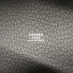 Hermes Handbag Picotin Lock PM Taurillon Clemence Grime Silver — view 5