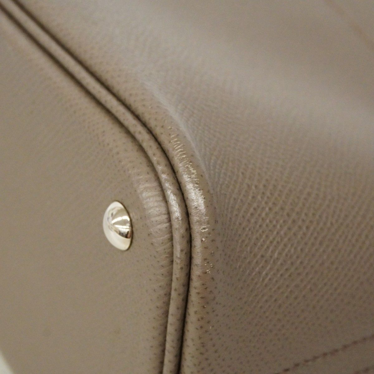 Hermes Handbag Bolide 27 Veau Epsom Etain Silver 2-Way — view 6