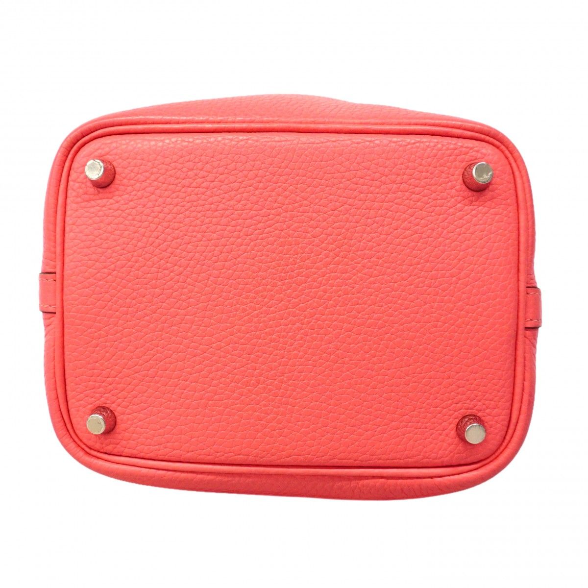 Hermes Handbag Picotin Lock Eclat PM Taurillon Clemence Rose Azalea Terbatie — view 3