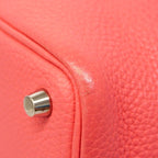 Hermes Handbag Picotin Lock Eclat PM Taurillon Clemence Rose Azalea Terbatie — view 6