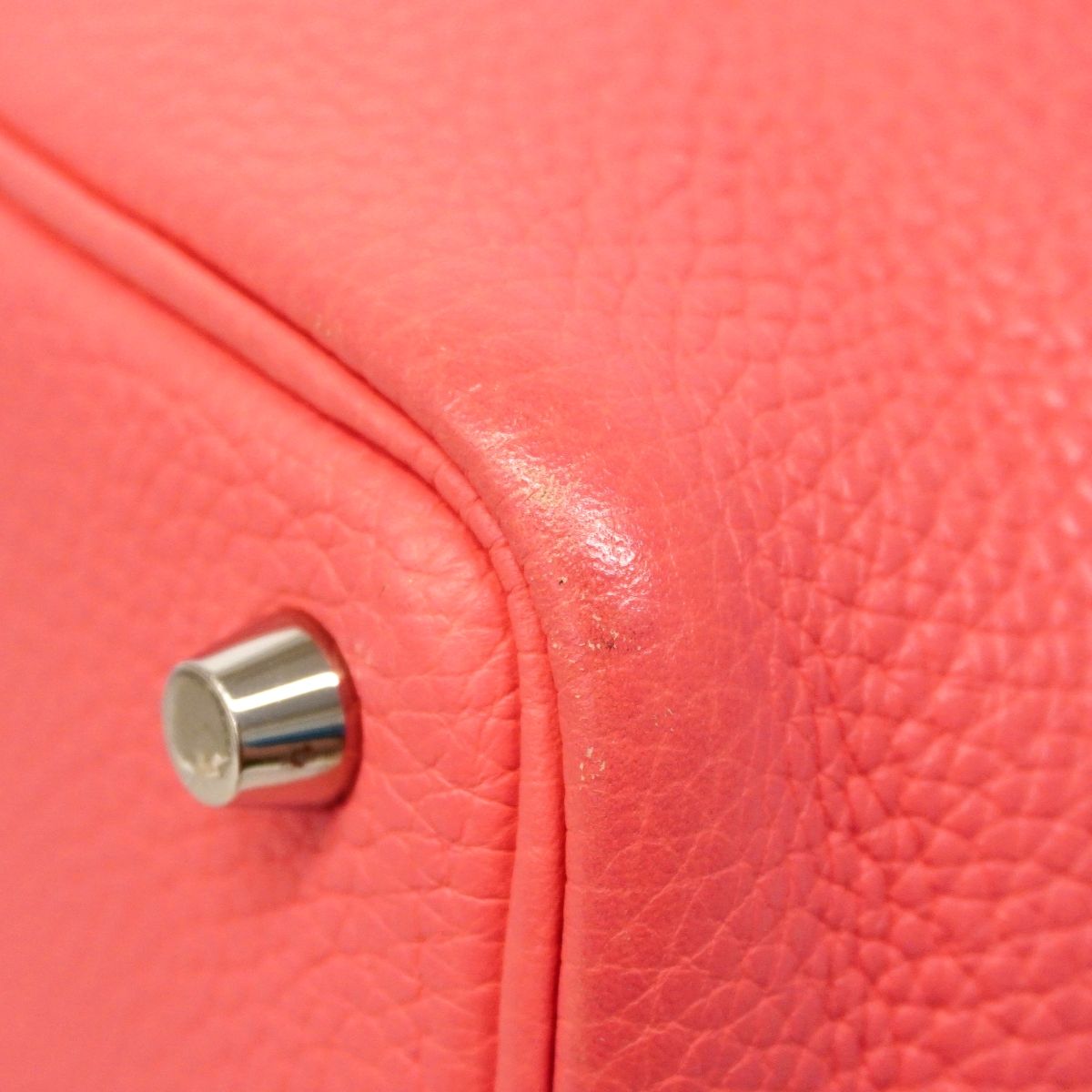 Hermes Handbag Picotin Lock Eclat PM Taurillon Clemence Rose Azalea Terbatie — view 6