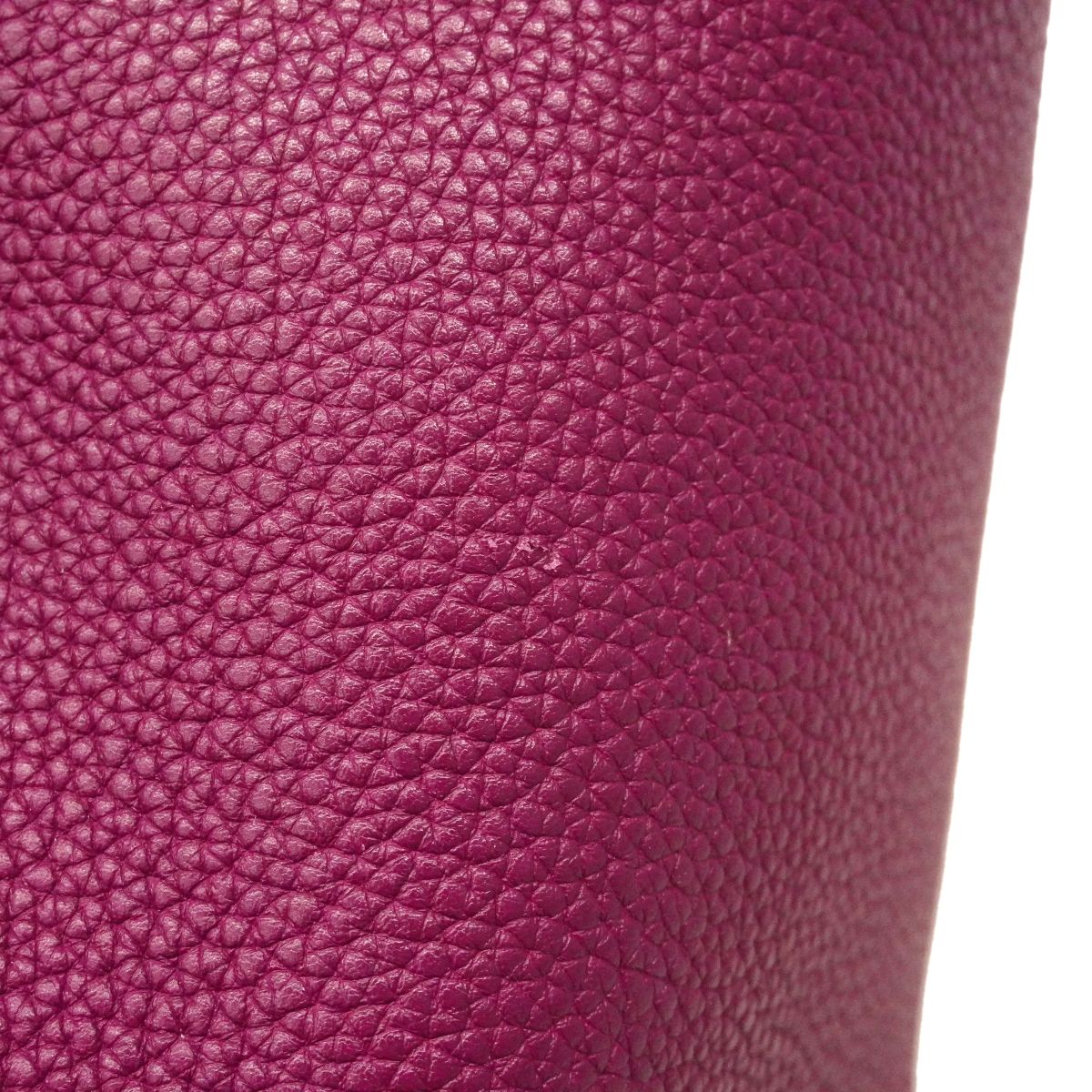 Hermes Handbag Picotin Lock PM Taurillon Clemence Anemone Gold — view 8