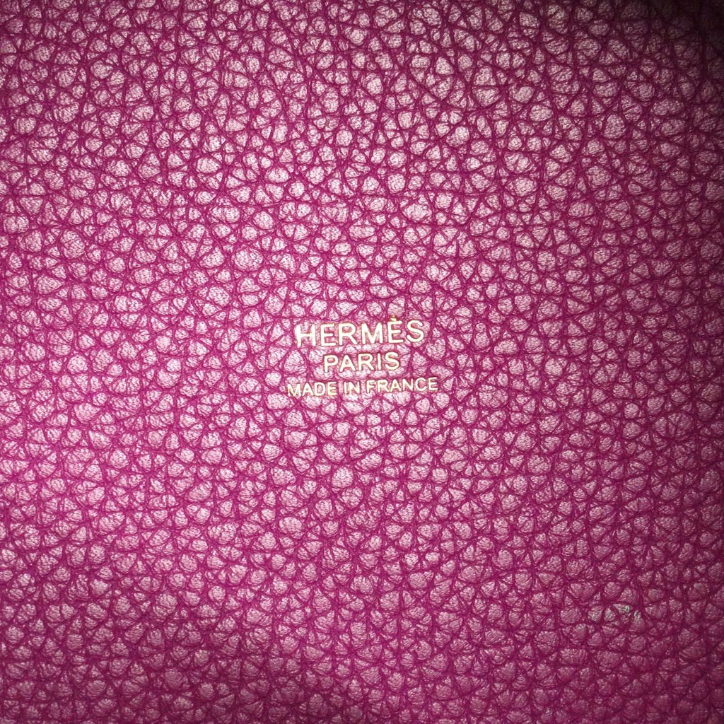 Hermes Handbag Picotin Lock PM Taurillon Clemence Anemone Gold — view 5