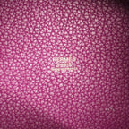 Hermes Handbag Picotin Lock PM Taurillon Clemence Anemone Gold — view 5