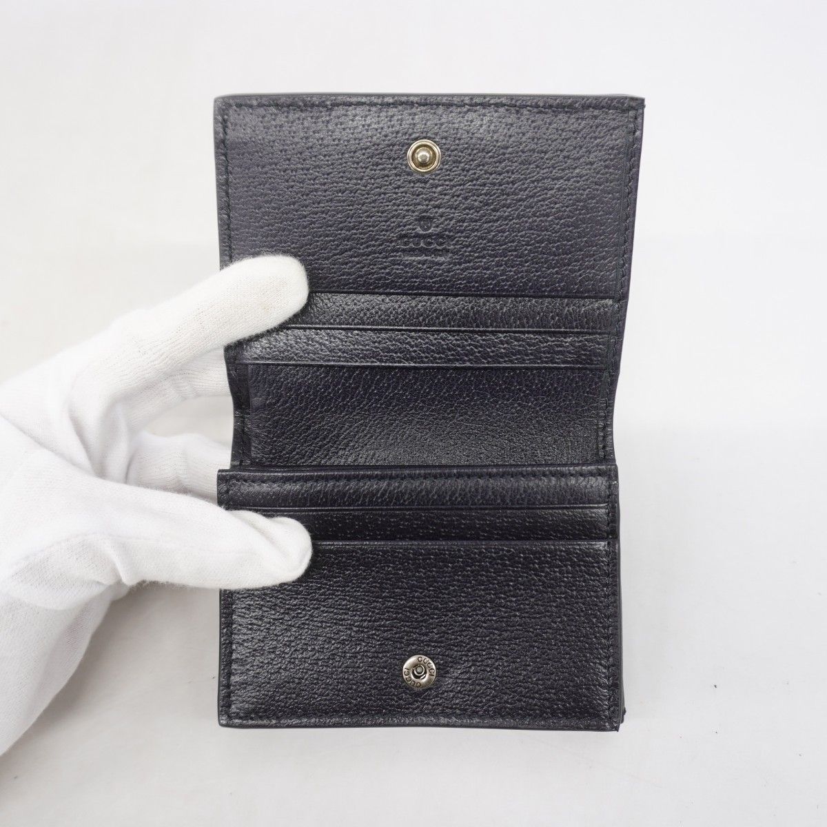 Gucci Wallet Ophidia Navy Silver — view 3