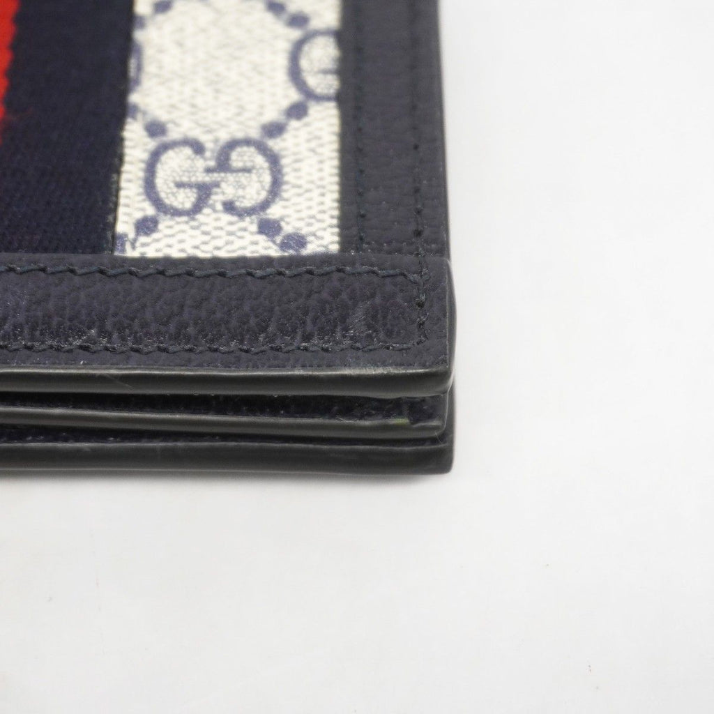 Gucci Wallet Ophidia Navy Silver — view 5