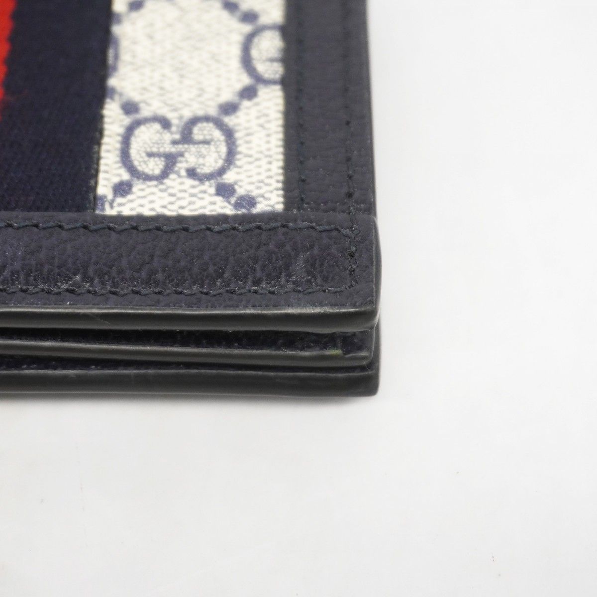 Gucci Wallet Ophidia Navy Silver — view 5