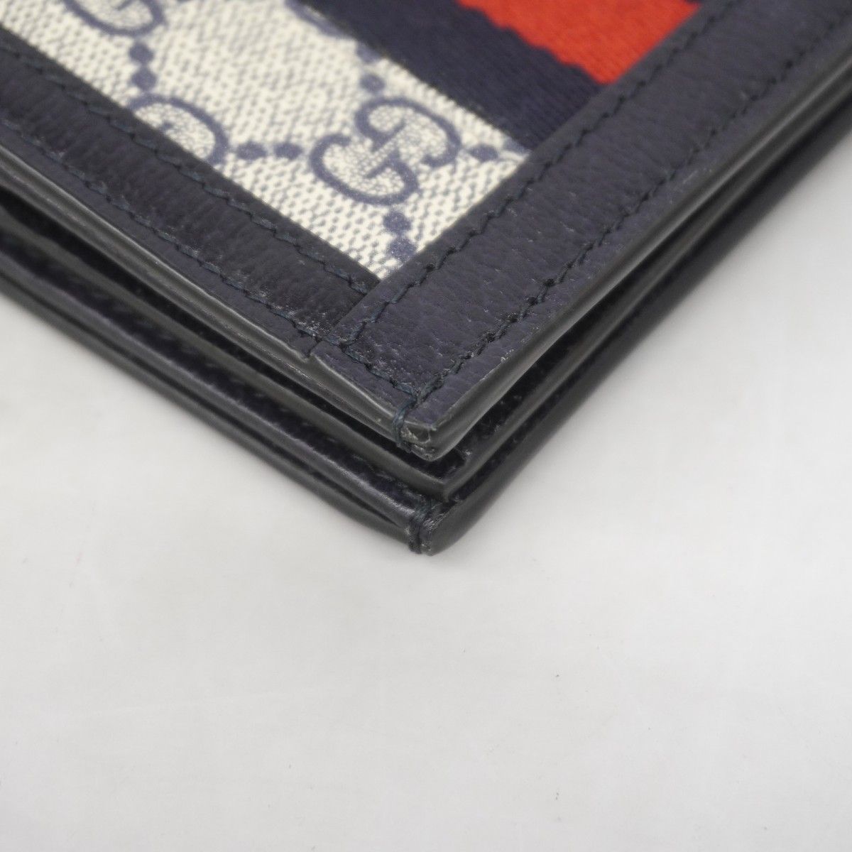 Gucci Wallet Ophidia Navy Silver — view 6