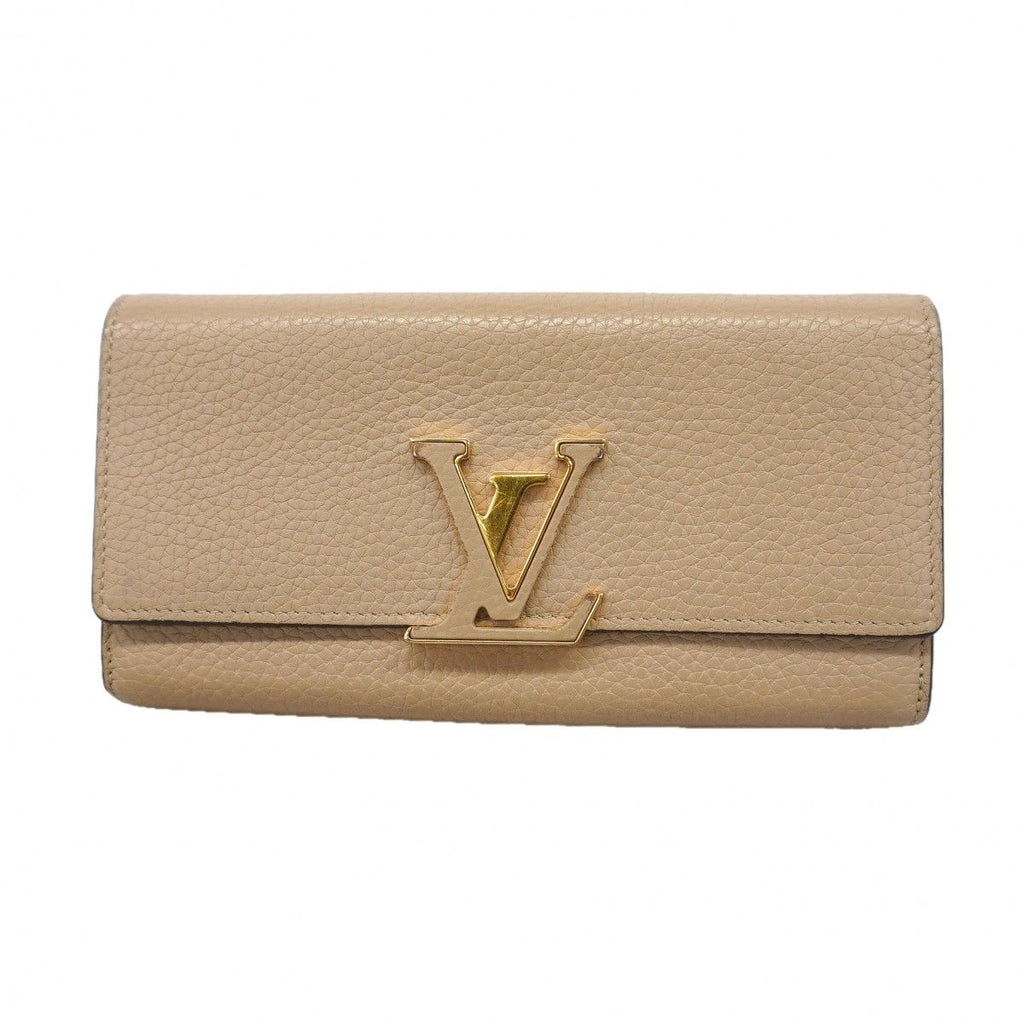 Louis Vuitton Wallet Taurillon Portefeuille Capucines Galle