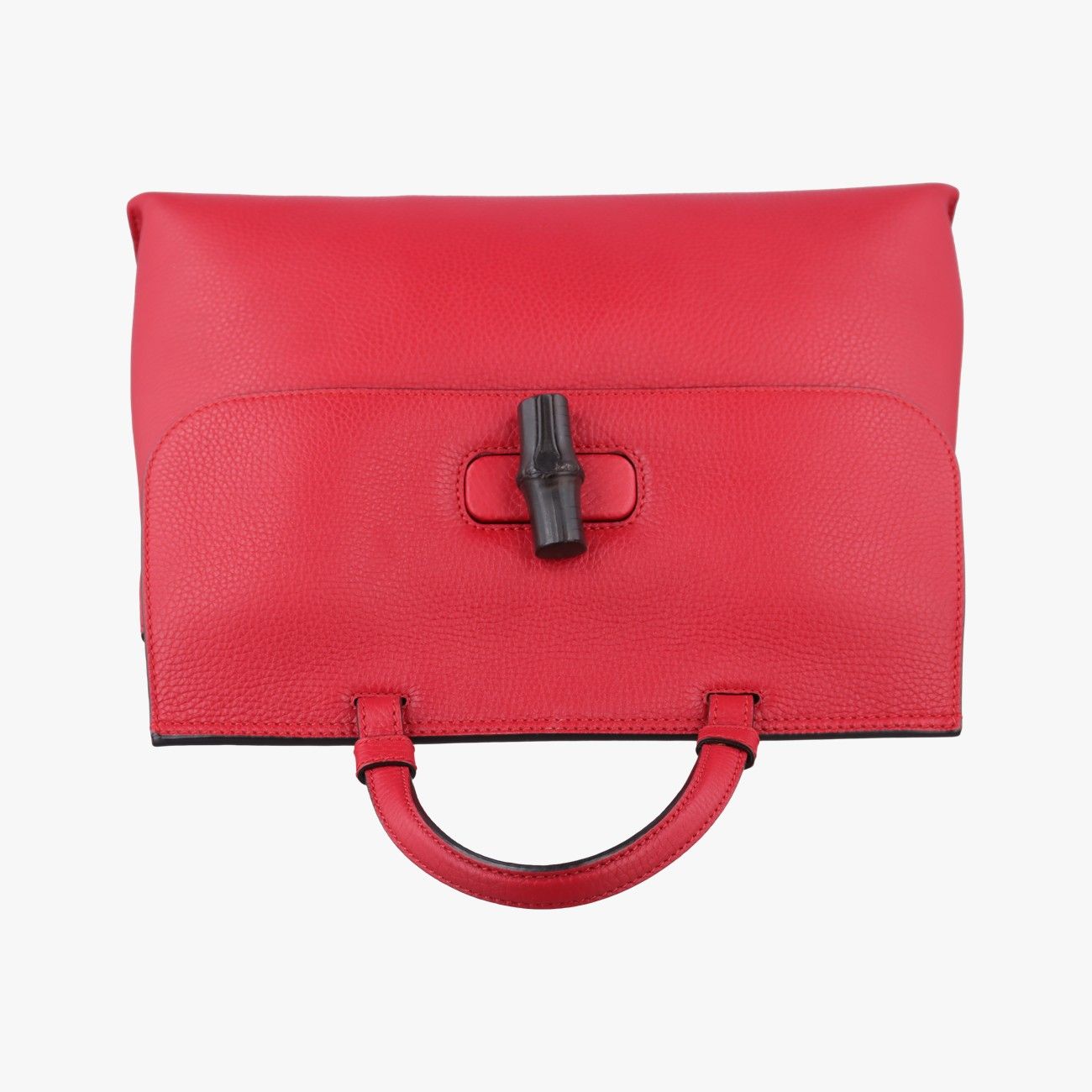Gucci Bamboo Daily Red Leather Shoulder — view 8