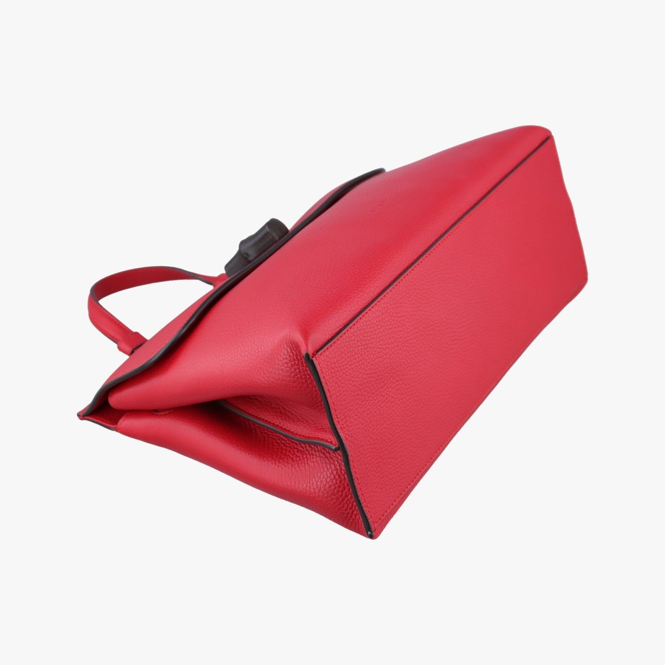 Gucci Bamboo Daily Red Leather Shoulder — view 5