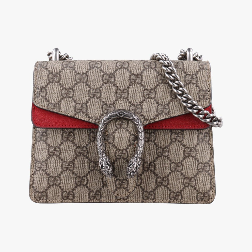 Gucci Dionysus Beige Red Canvas Shoulder