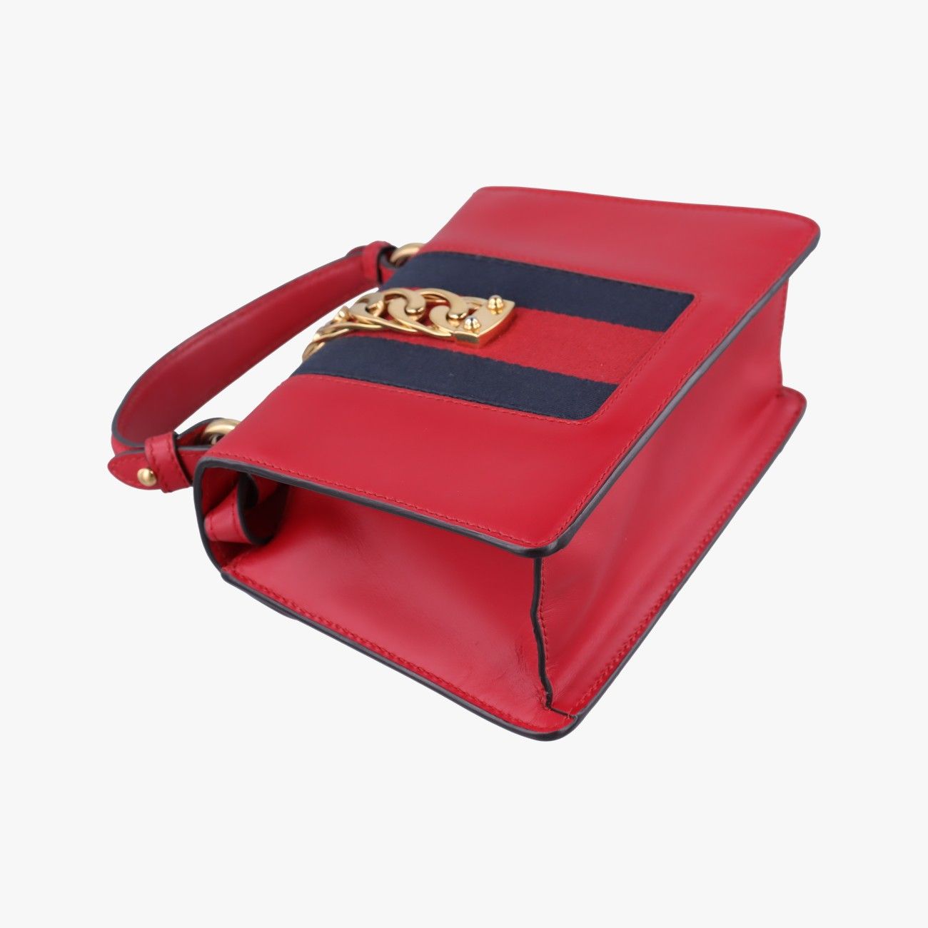 Gucci Sylvie Red Leather Shoulder — view 7