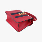 Gucci Sylvie Red Leather Shoulder — view 6