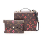 Louis Vuitton Handbag Mobile Box Monogram Foreign Love 2-Way Canvas Leather