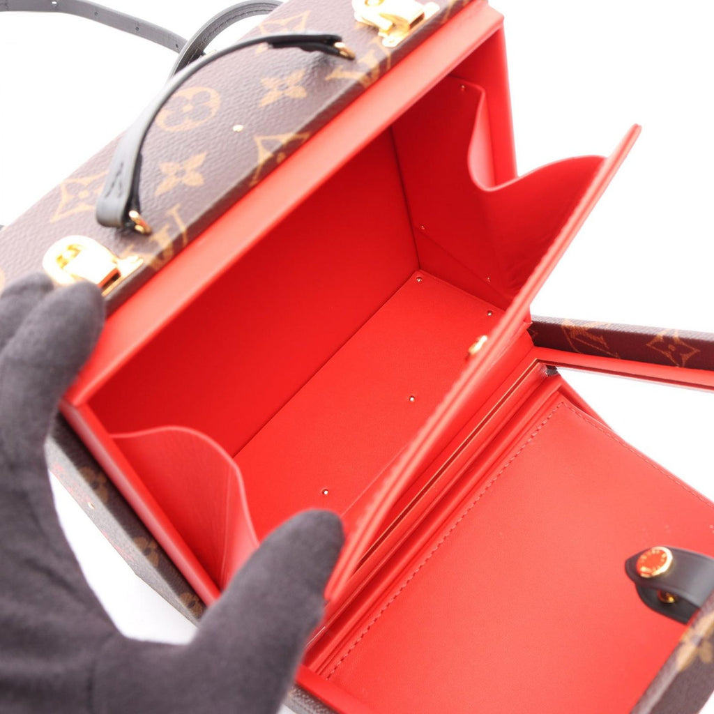 Louis Vuitton Handbag Mobile Box Monogram Foreign Love 2-Way Canvas Leather — view 3