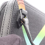 Louis Vuitton Shoulder Bag Danube Messenger Noir Rainbow Leather — view 7