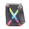 Louis Vuitton Shoulder Bag Danube Messenger Noir Rainbow Leather
