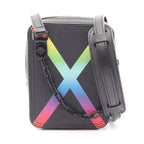 Louis Vuitton Shoulder Bag Danube Messenger Noir Rainbow Leather