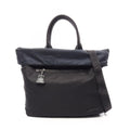 Prada Tote Tessuto Double Reversible 2-Way Black Navy Nylon