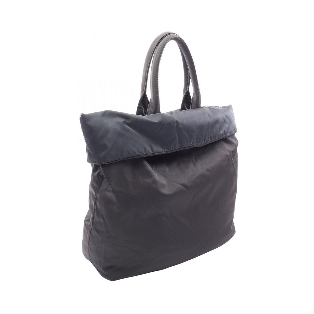 Prada Tote Tessuto Double Reversible 2-Way Black Navy Nylon — view 2