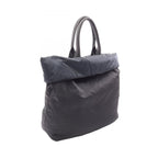 Prada Tote Tessuto Double Reversible 2-Way Black Navy Nylon — view 2